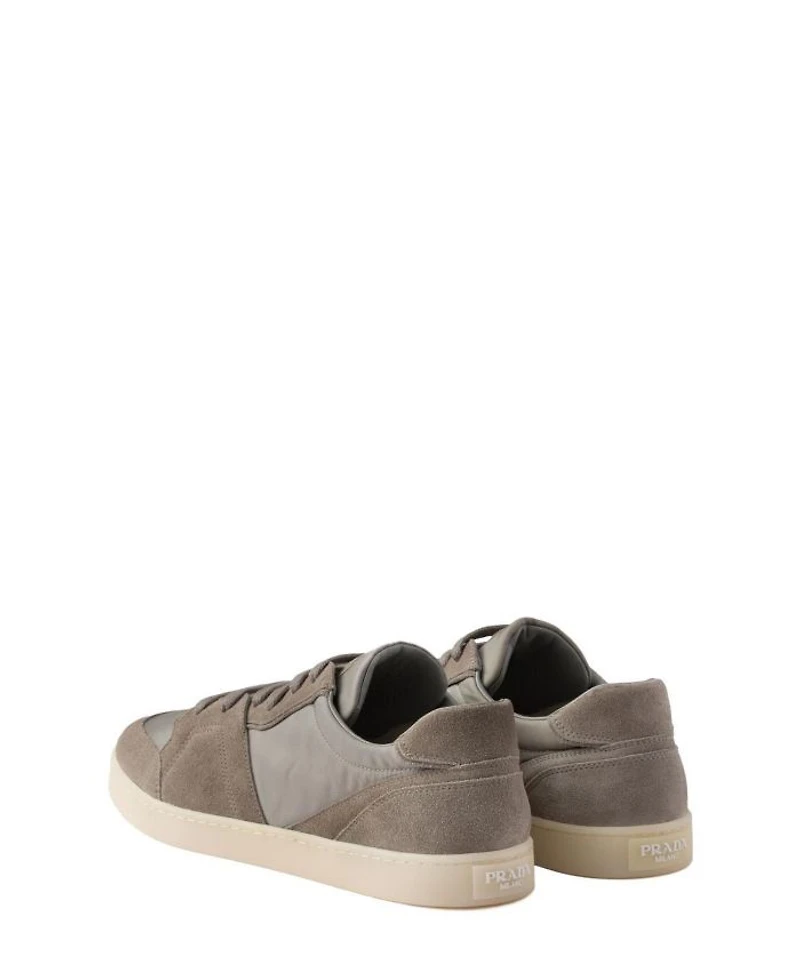 Men's Suede and Re-Nylon Sneakers