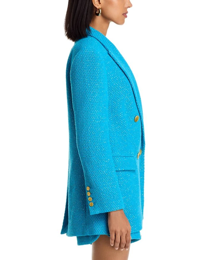 Riva Knit Double Breasted Blazer