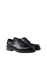 Men's Brushed Leather Derby Shoes
