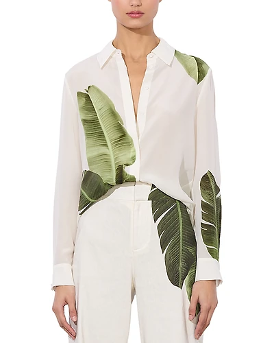 Alice and Oliva Willa Silk Shirt