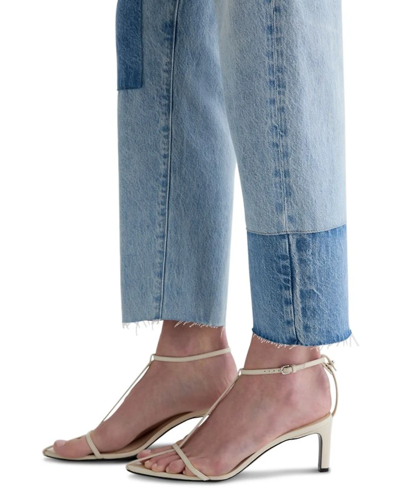 Brinley Mid Rise Straight Crop Jeans Carpinteria