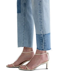 Brinley Mid Rise Straight Crop Jeans Carpinteria