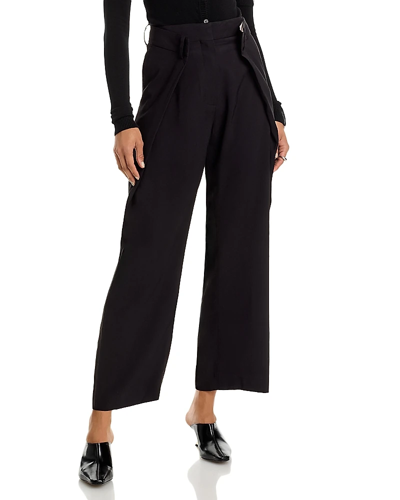 rokh Pleated Wide Leg Pants