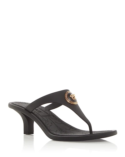 Versace Women's Alia Medusa Thong Sandals