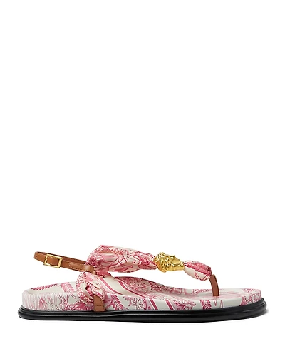 Versace Women's Underwater Barocco La Medusa Sandals