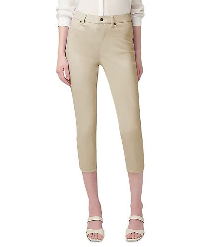 Hue High Rise Ultra Soft Denim Capri Leggings