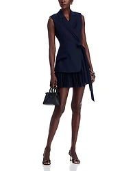 Eman Sleeveless Blazer Dress