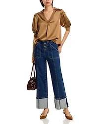 Weldon Collared Silk Blouse