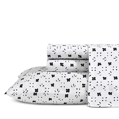 Marimekko Kukkaketo Cotton Percale Four Piece Sheet Set