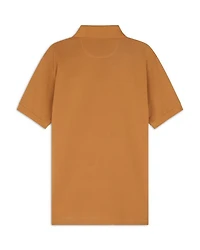 Striped Placket Polo