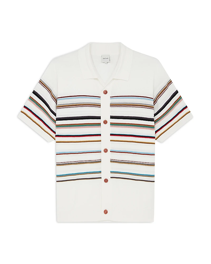 Paul Smith Striped Polo Sweater