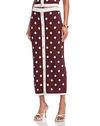 Cara Cara Alice Skirt Cocoa Dot