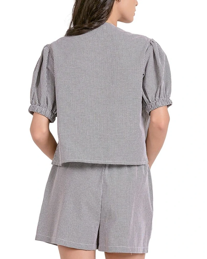 Short Sleeve Fly Away Top