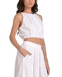 Elastic Halter Top