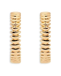 Metal Moderna Large Half Hoop Earrings