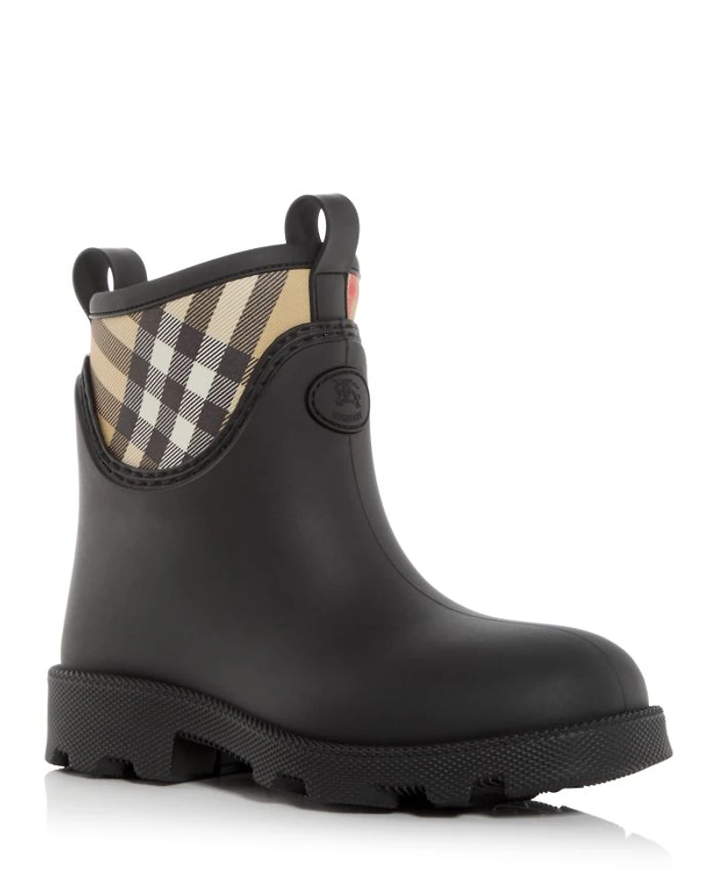 Burberry Women's Marsh Stamp Check Rain Booties