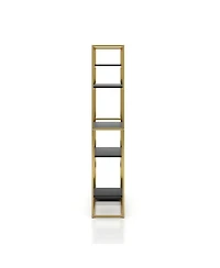 Viby 6-Shelf Metal Open Bookcase