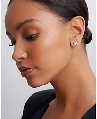 Sterling Silver Rittenhouse Prism White Topaz Stud Earrings