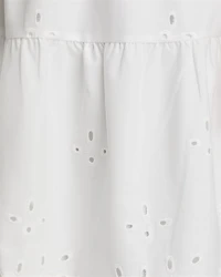 Eyelet Midi Skirt - Exclusive