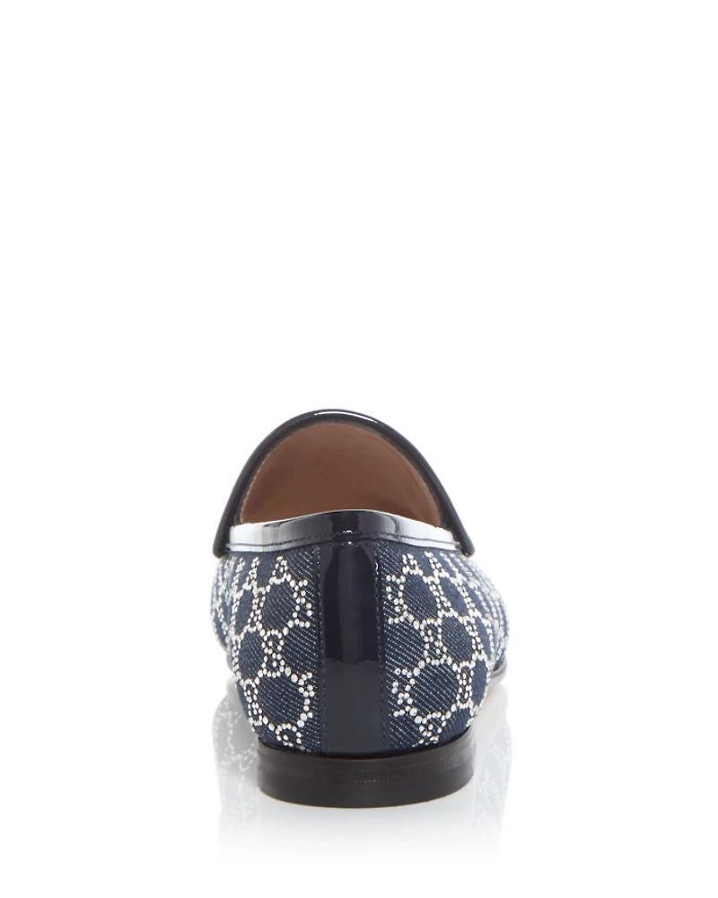 Women's GG Embellished Horsebit Loafers