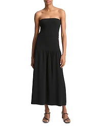 Vince Strapless Compact Drop Waist Dress