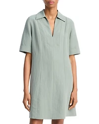 Short Sleeve A Line Dress