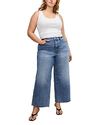 Good Skate Wide Cropped Jeans Indigo978