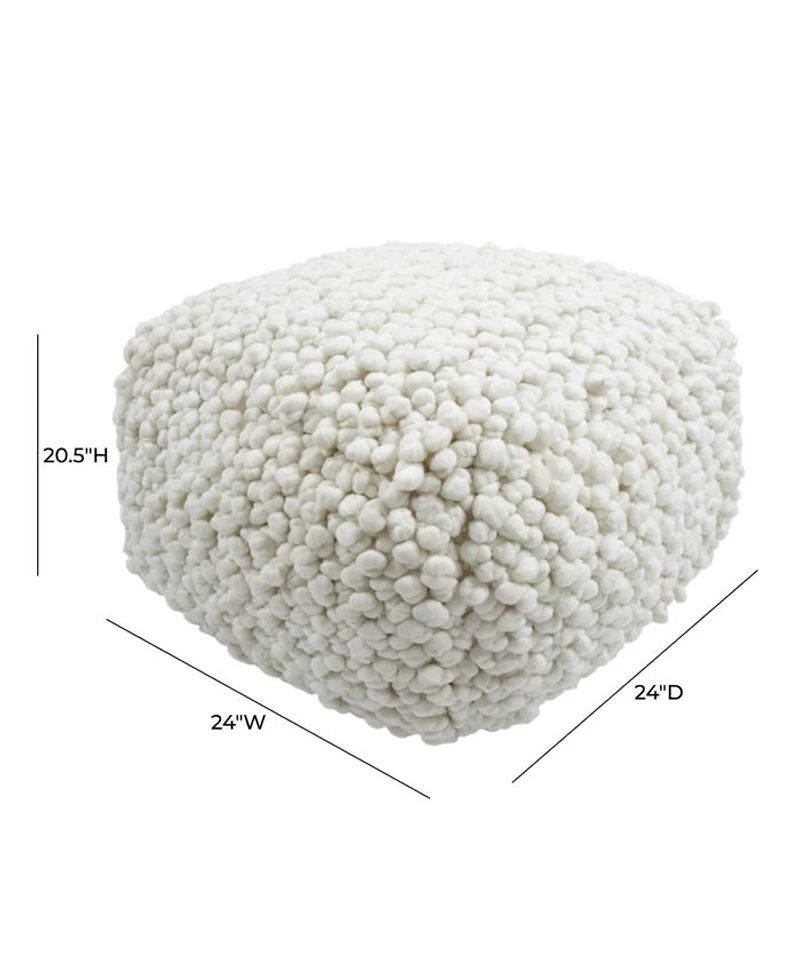 Cathy Woven Pouf