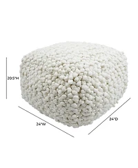 Cathy Woven Pouf