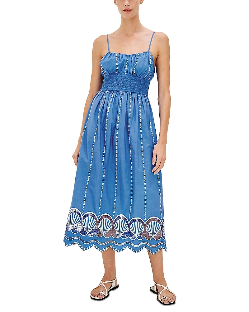Rails Murano Eyelet Midi Dress