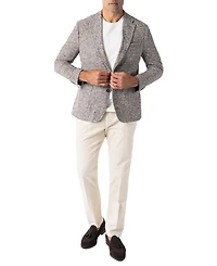 Wright Wool-Cotton Knit Blazer