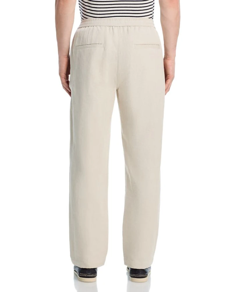 Clarkson Slim Fit Linen Pants