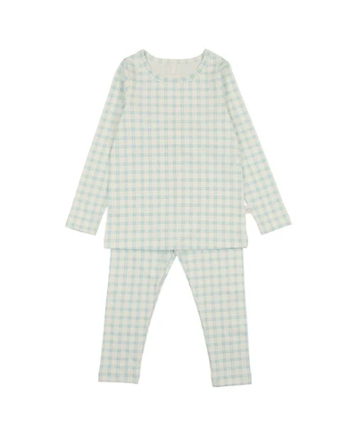 Boys' Grid Top and Bottom Pajama Set- Baby