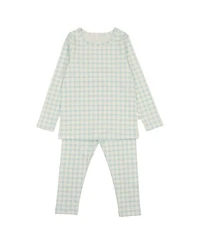 Boys' Grid Top and Bottom Pajama Set- Baby