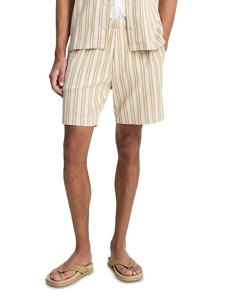 Vince Jacquard Striped 7.5 Shorts