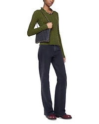 Leather Link Shoulder Bag