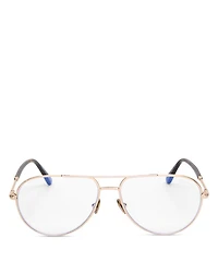 Aviator Blue Light Glasses, 57mm