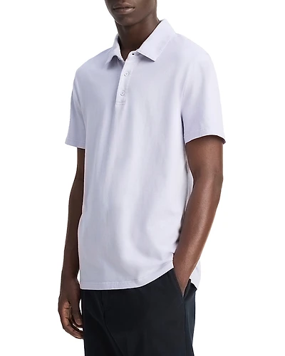 Vince Cotton Knit Polo Shirt