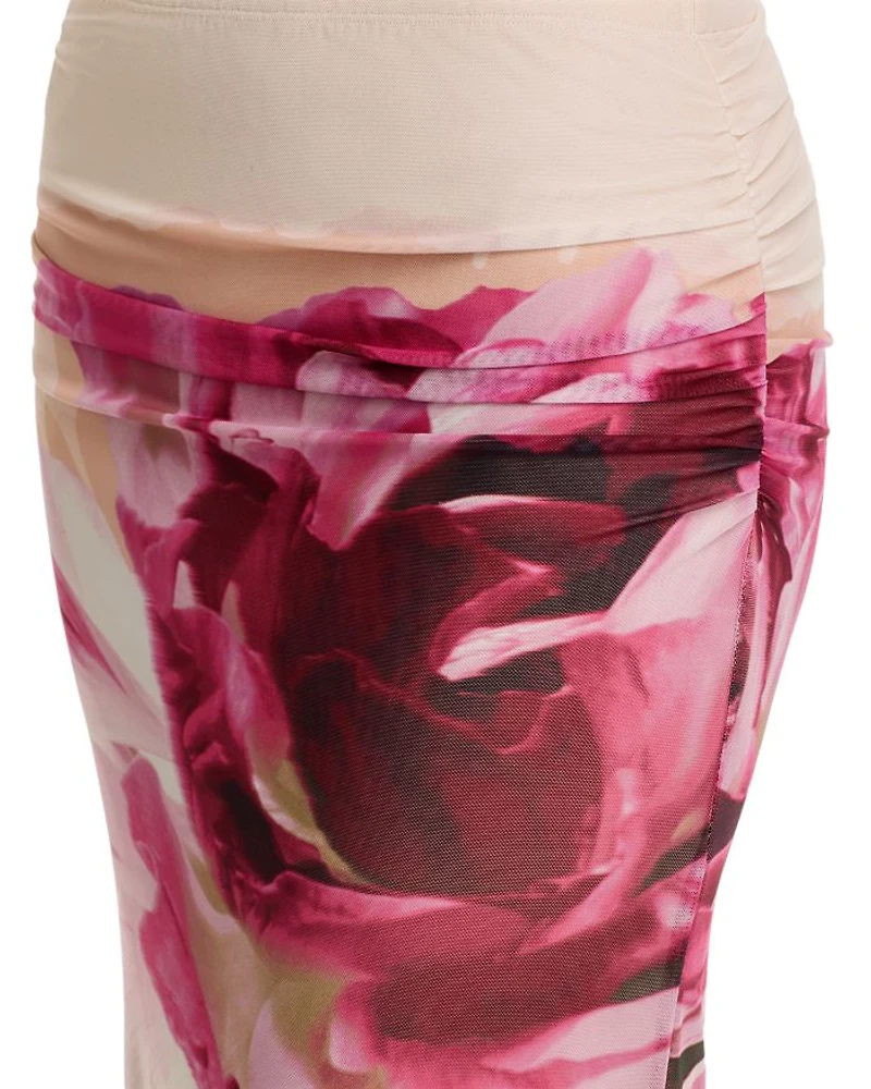Rose Mesh Skirt - Exclusive