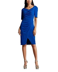 Tadashi Shoji Adi Textured Crepe Dress