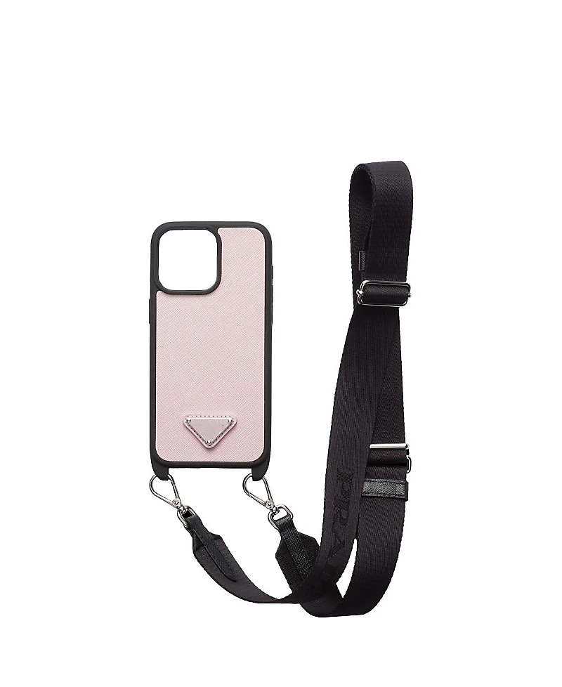 Prada Saffiano Leather Cover for Iphone 15 Pro Max
