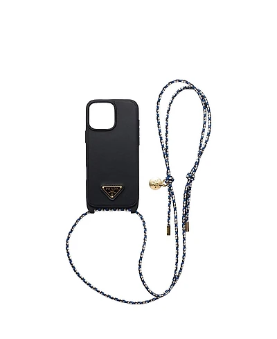 Prada Leather Case for Iphone 16 Pro Max