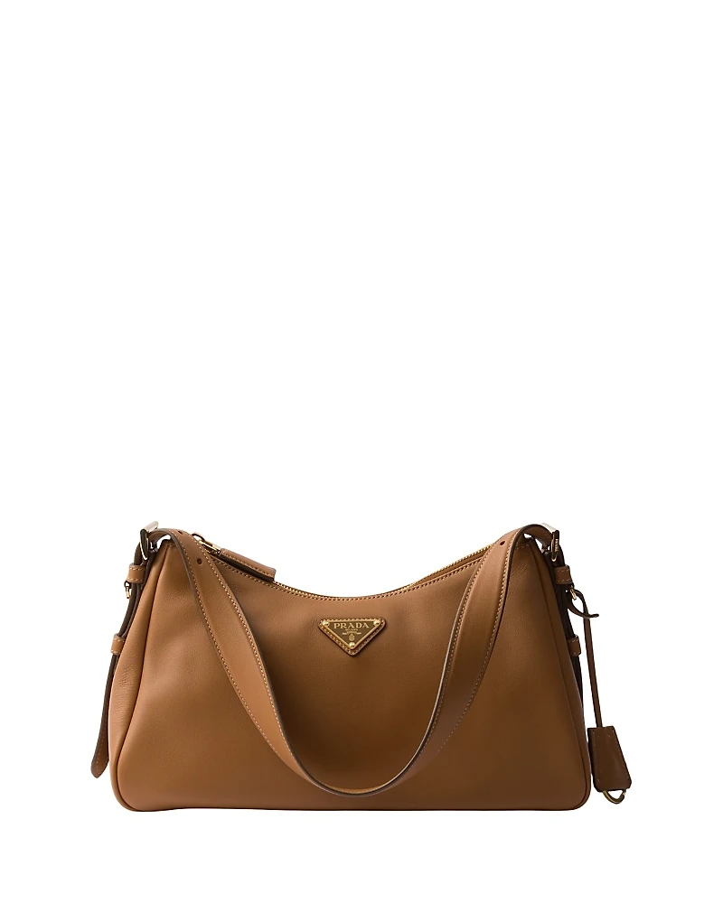 Prada Aimee Medium Leather Shoulder Bag