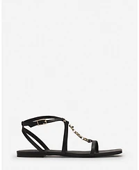 Women's Mesure Flat Leather Sandals