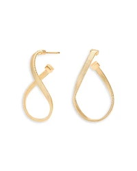 Marco Bicego 18K Yellow Gold Marrakech Twisted Hoop Earrings
