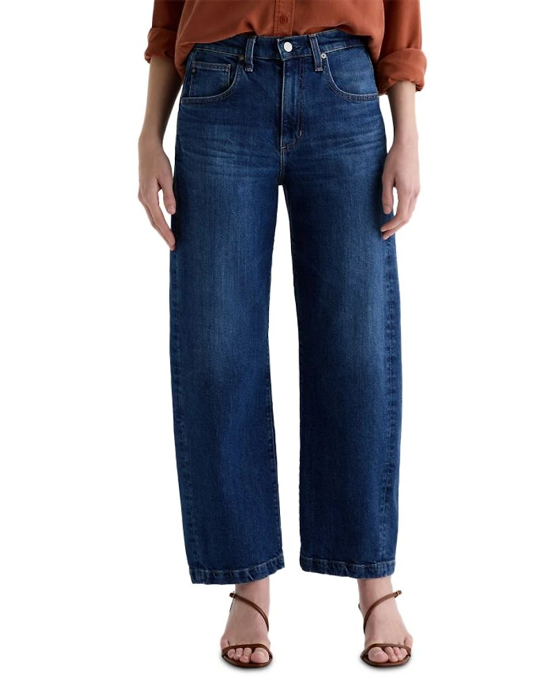 Hattie High Rise Cropped Barrel Jeans VP Dynasty