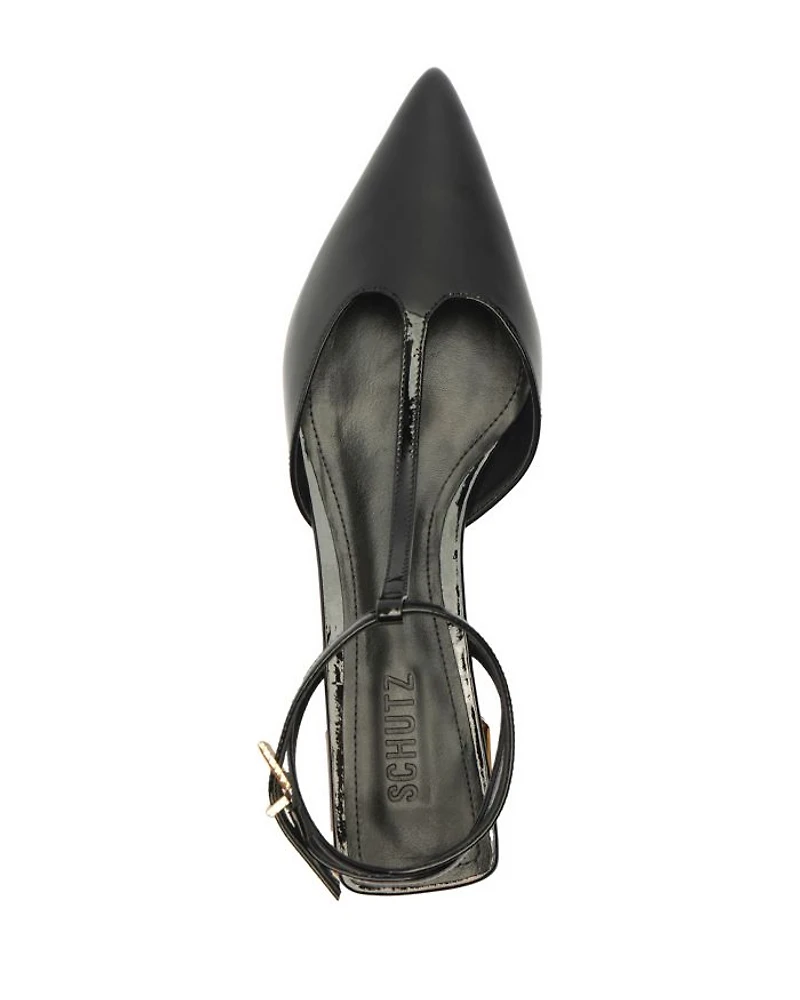 Women's Allure T Strap Flats