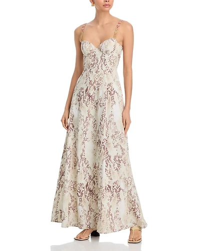 Sutton Beaded Strap Maxi Dress