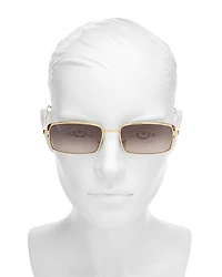 DiorCannage S2U Rectangle Sunglasses, 55mm