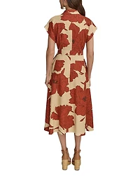 Linen Blend Shirtdress